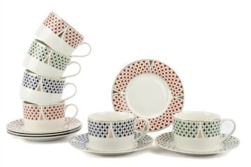 Regular 6lı Çay Fincanı Seti 220cc