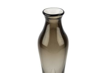 Clear Kahve Cam Vazo 12x47cm