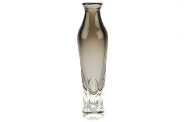 Clear Kahve Cam Vazo 12x47cm