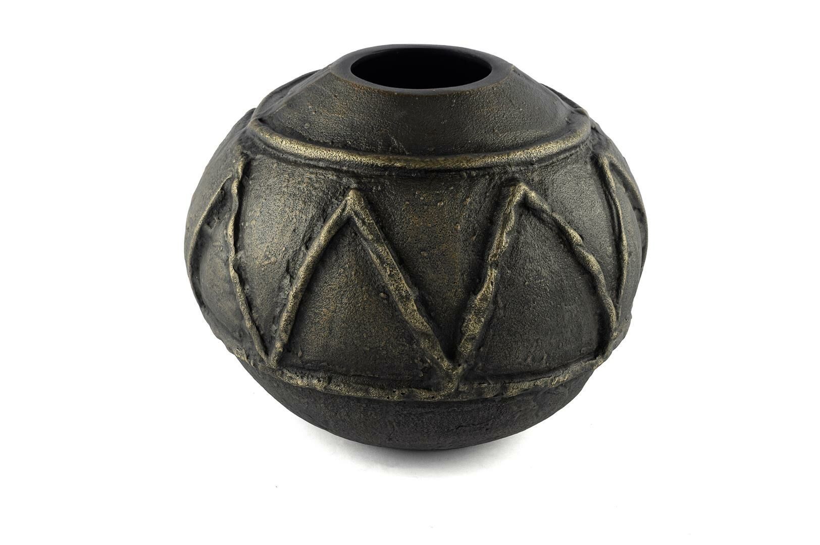 Antik Metal Vazo 26x21cm