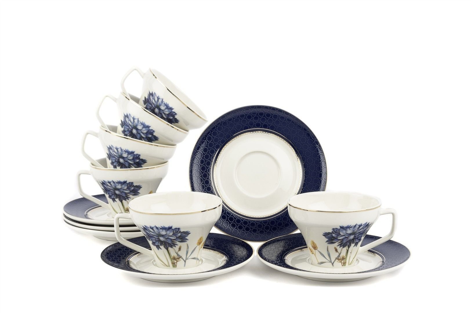 Lapis 6lı Kahve Fincanı Seti 90cc