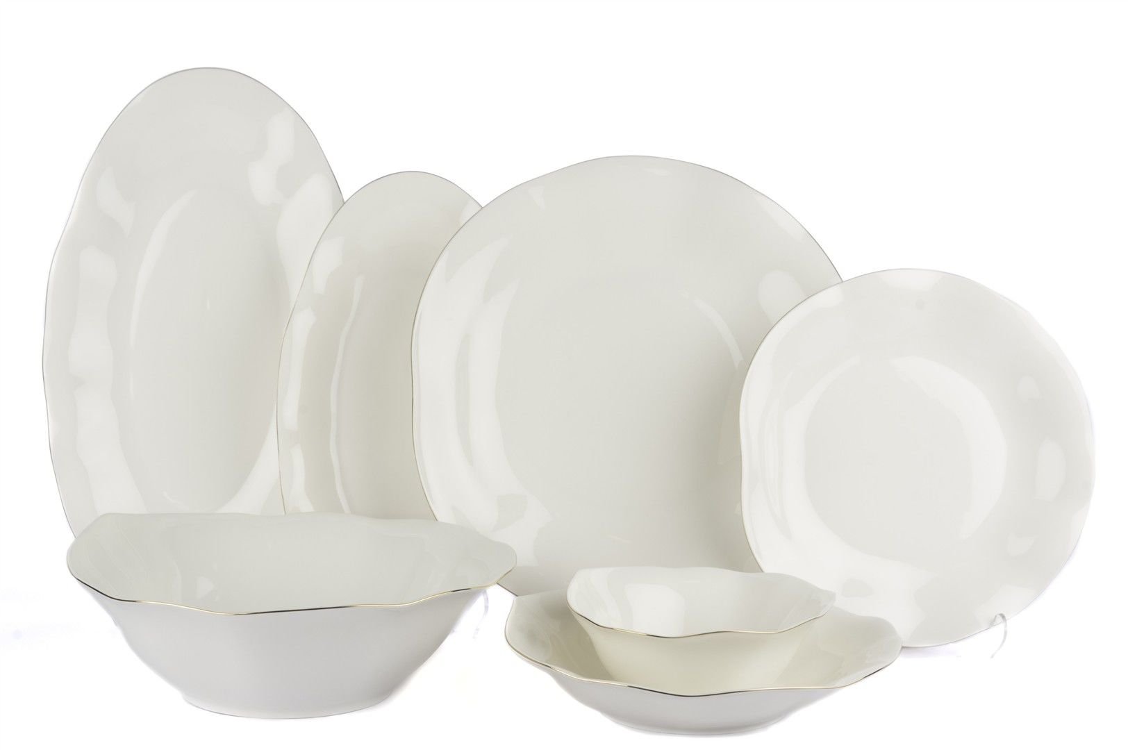 Gold New Wave 27 Parça Yemek Takımı