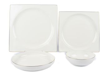 Naimas Gold 24 Parça Yemek Takımı