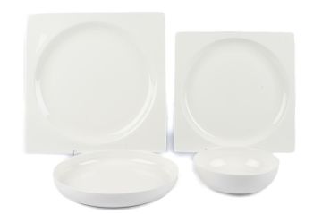 Naimas White 24 Parça Yemek Takımı