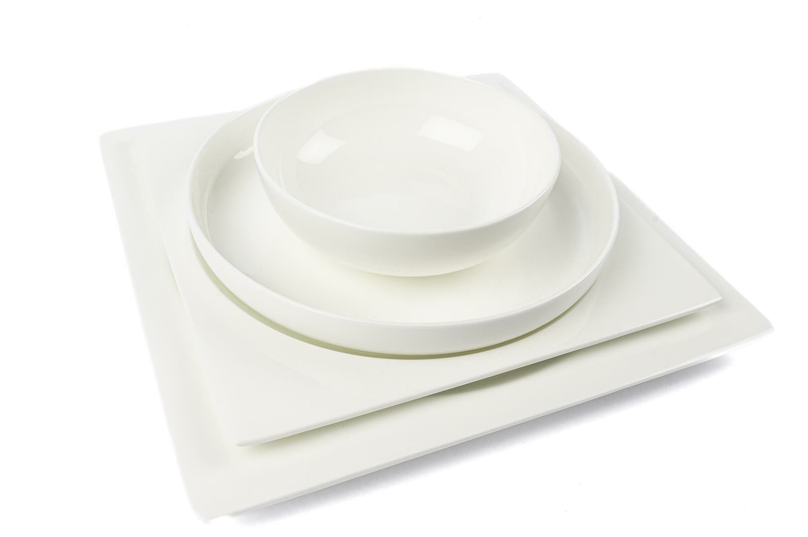 Naimas White 24 Parça Yemek Takımı