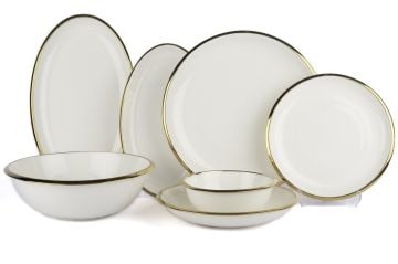 Gold Narrow 27 Parça Yemek Takımı