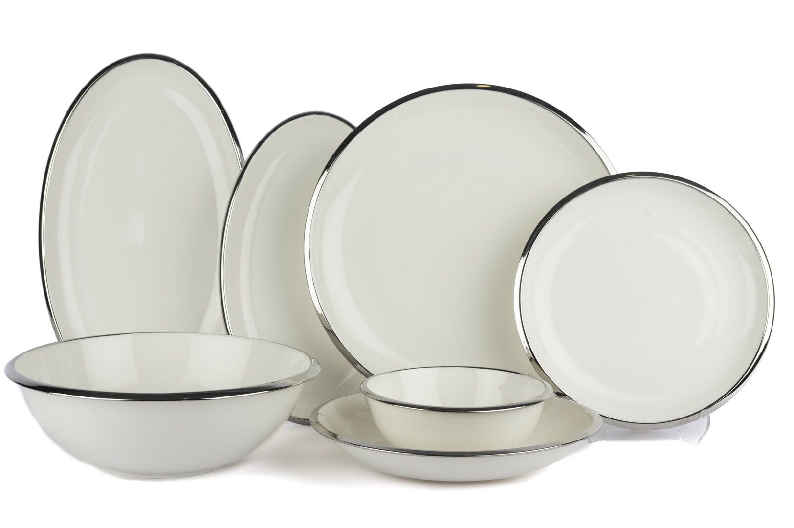 Silver Narrow 27 Parça Yemek Takımı