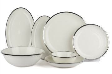 Silver Narrow 27 Parça Yemek Takımı