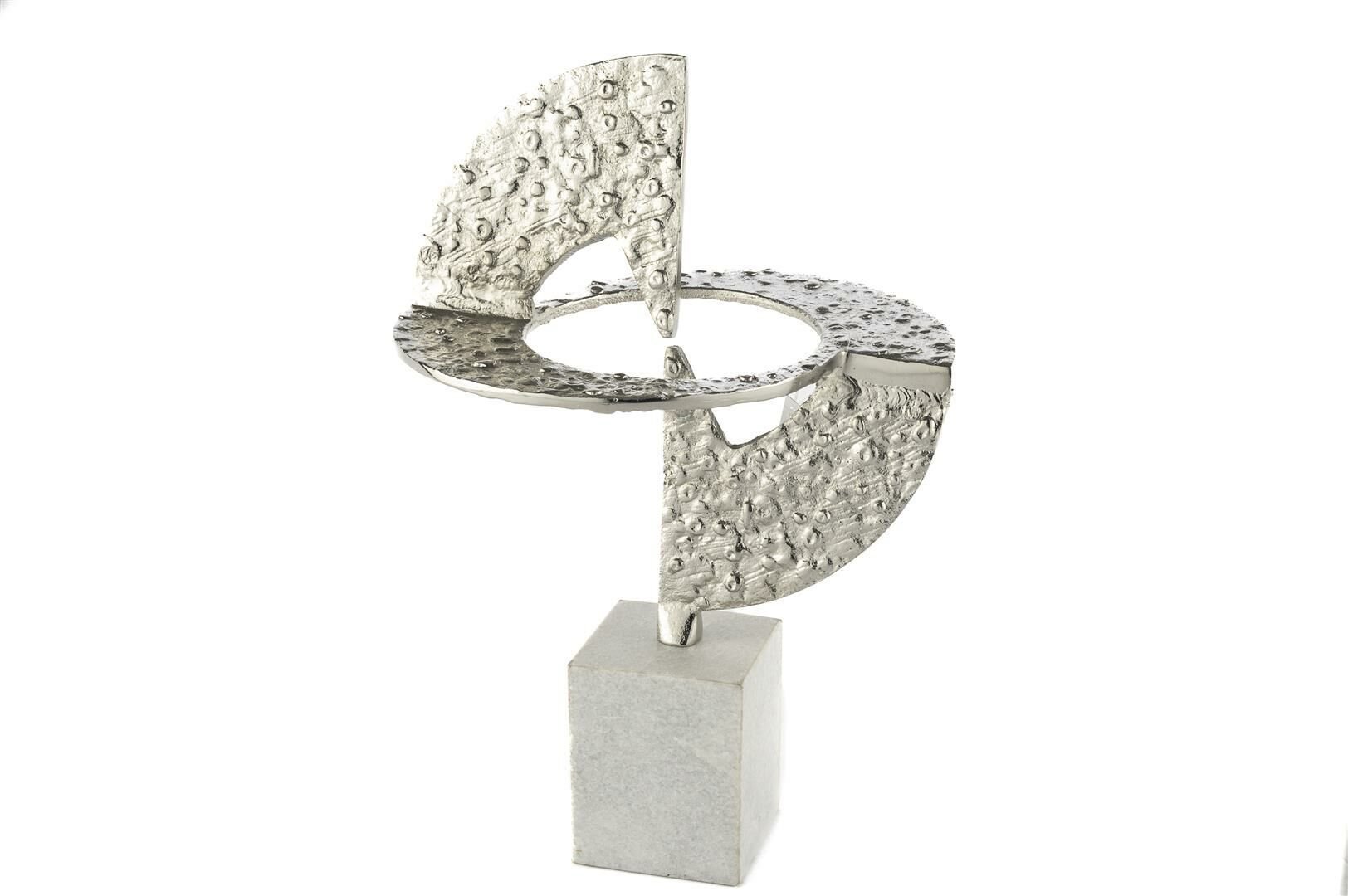 Gümüş Mermer Dekoratif Obje 26x20x38cm