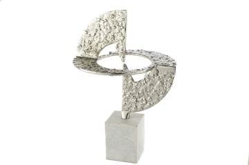 Gümüş Mermer Dekoratif Obje 26x20x38cm