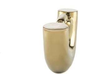 Gold Zincirli Seramik Obje 29x8x18cm