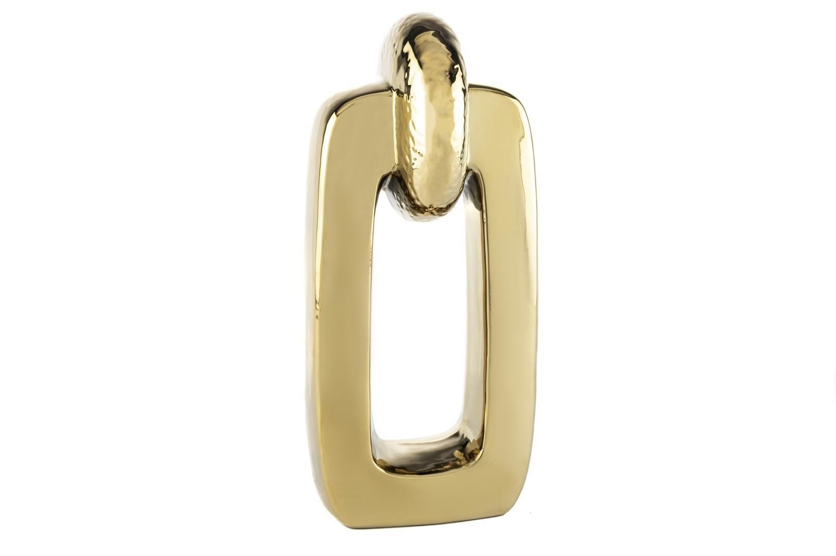 Gold Uzun Seramik Obje 16x6x36cm