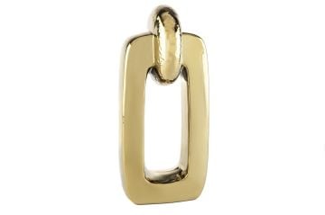 Gold Uzun Seramik Obje 16x6x36cm