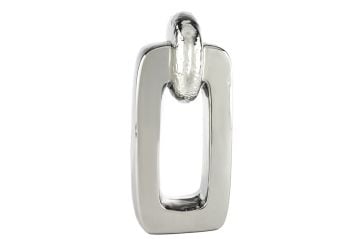 Gümüş Uzun Seramik Obje 16x6x36cm