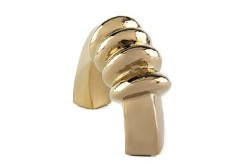 Bakır Halkalı Seramik Obje 32x10x21cm