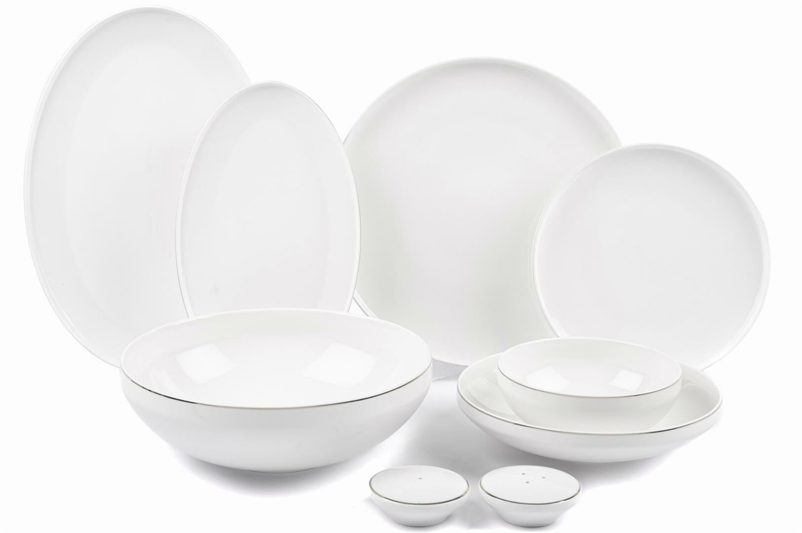 Silver Modern 29 Parça Yemek Takımı