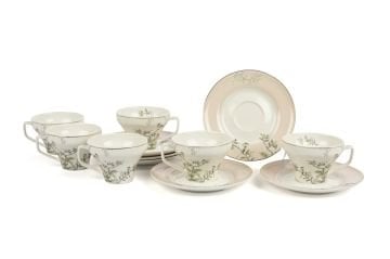 Bird Garden Yavru Ağzı 6lı Kahve Fincan Seti 90cc