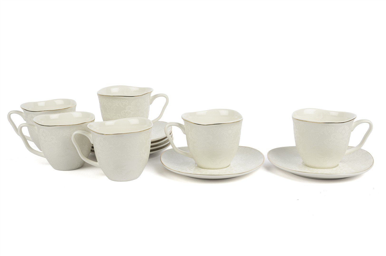 Pearl Mist 6lı Çay Fincan Seti 220cc