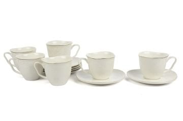 Pearl Mist 6lı Çay Fincan Seti 220cc