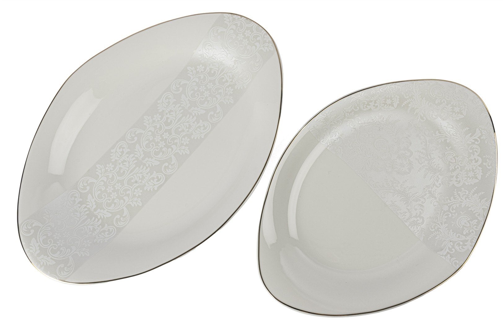 Pearl Mist 2li Oval Tabak 31cm 28cm