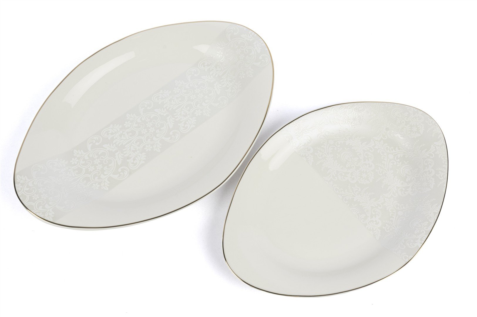 Pearl Mist 2li Oval Tabak 31cm 28cm