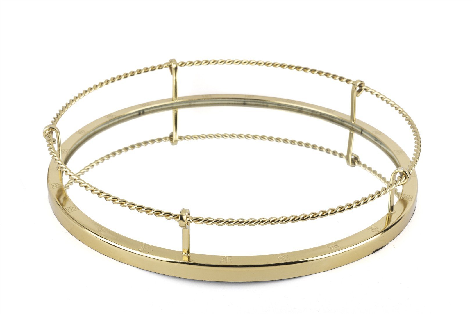 Gold Burma Aynalı Tepsi 36x6cm