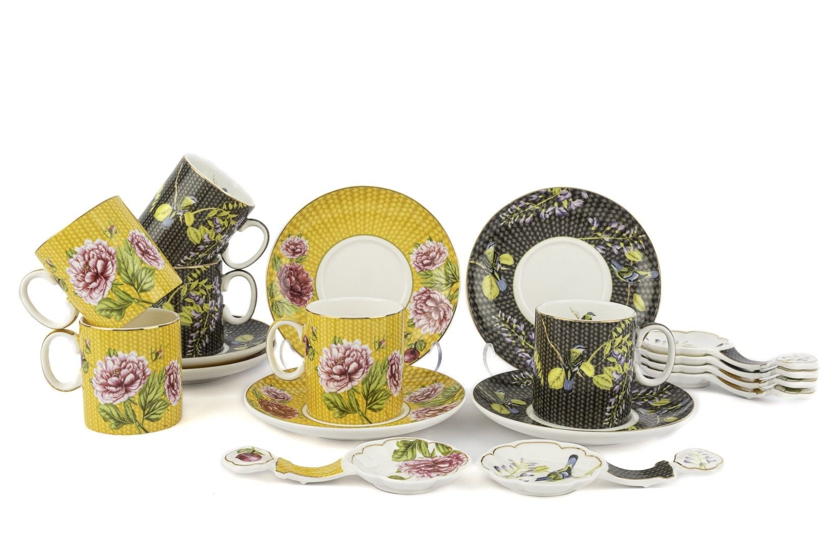 Karen 6lı Kahve Fincanı Seti 18 Parça 100cc