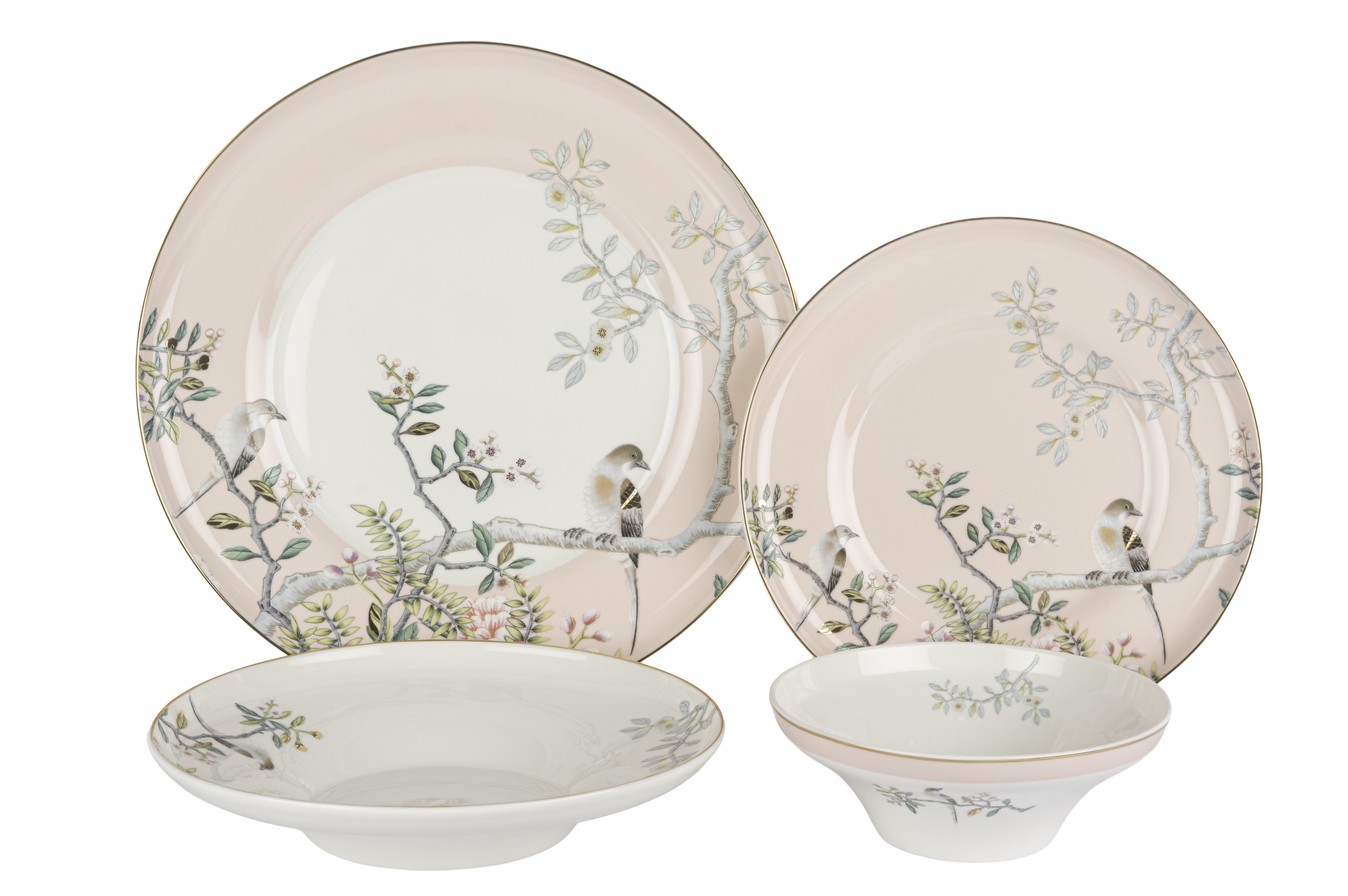 Bird Garden Yavru Ağzı 24 Parça Yemek Takımı