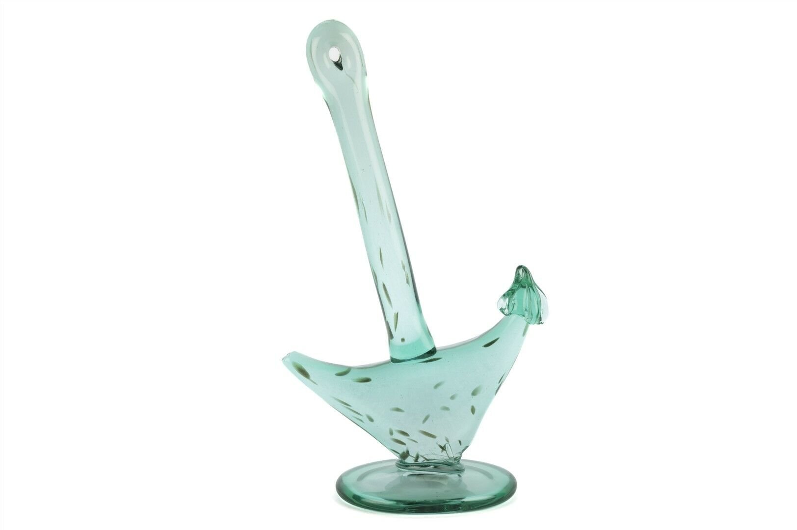 Yeşil Cam Çapa Dek Obje 21x40cm