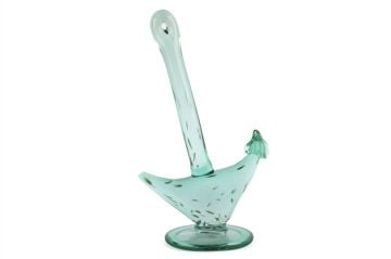 Yeşil Cam Çapa Dek Obje 21x40cm