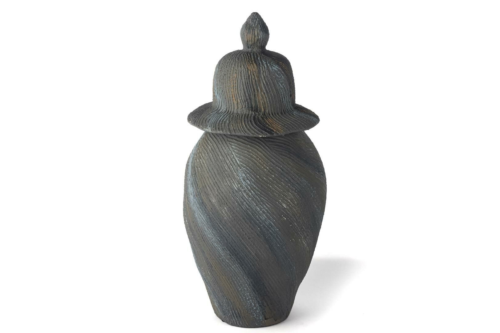 Mavi Gri Seramik Küp 43cm