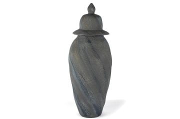 Mavi Gri Seramik Küp 56cm
