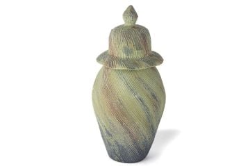 Yeşil Gri Seramik Küp 43cm