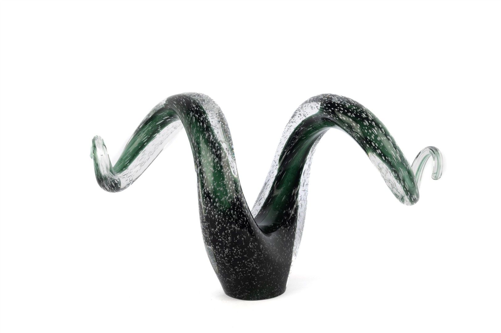 Yeşil Cam Dek Obje 42x23cm