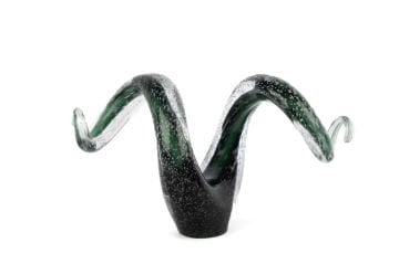 Yeşil Cam Dek Obje 42x23cm