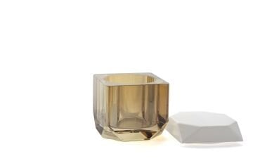 Kristal Şampanya Beyaz Dekoratif Kutu 10x12