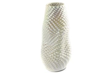 Sedefli Porselen Vazo 13x33cm