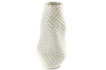 Sedefli Porselen Vazo 13x33cm