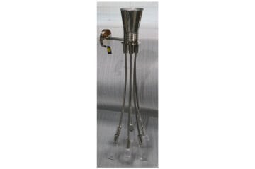 Gümüş Metal Aplik 29x26x112cm