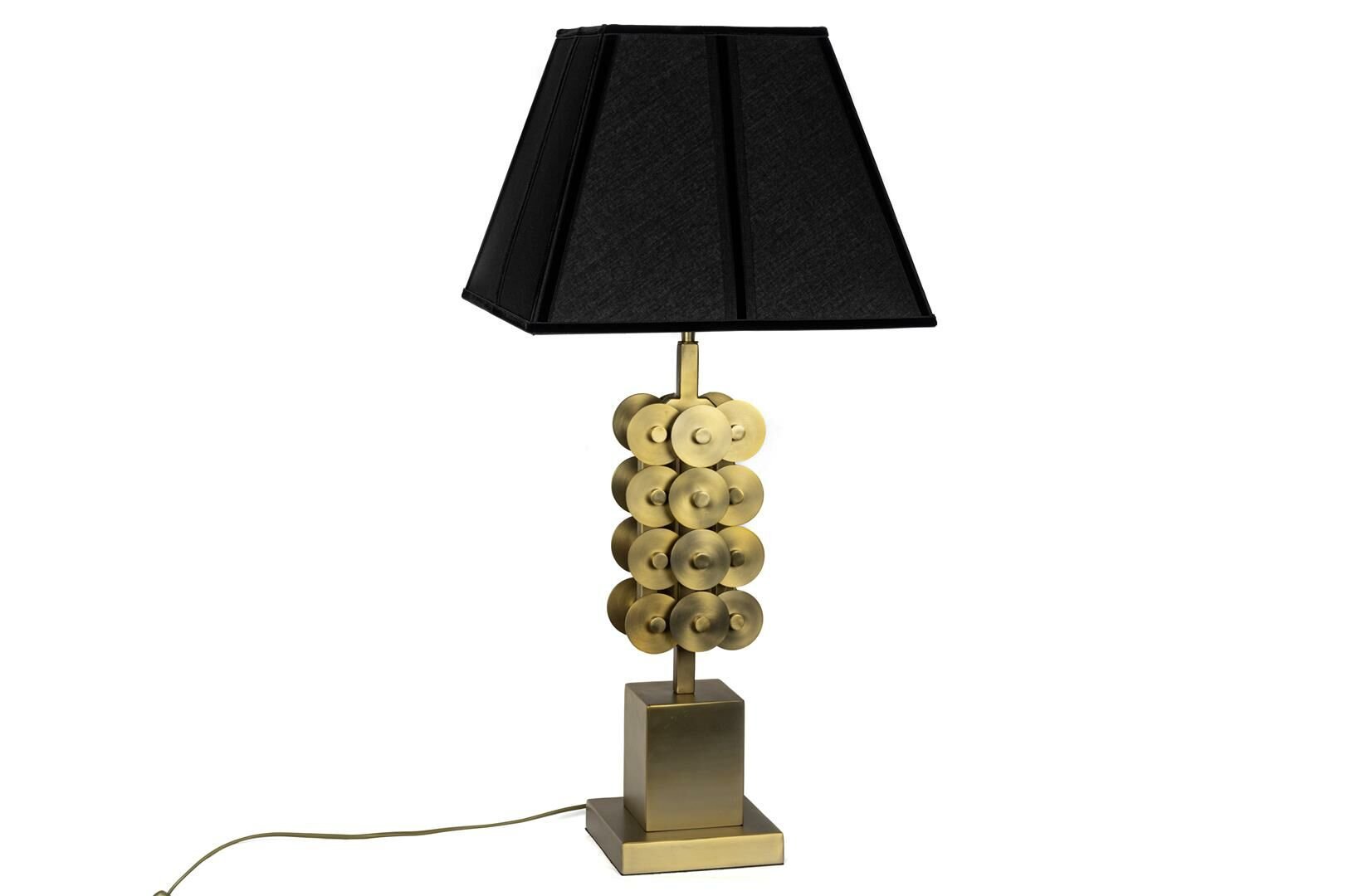 Gold Metal Abajur 17x17x61cm