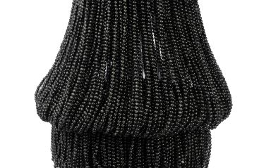 Nora Antrasit Boncuklu Taşlı Avize 35x90cm