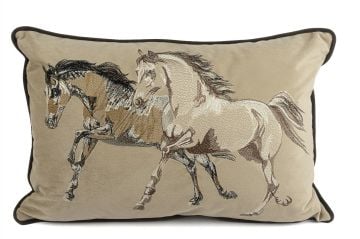 Pegasus 40x60 At nakışlı Yastık Kırlent