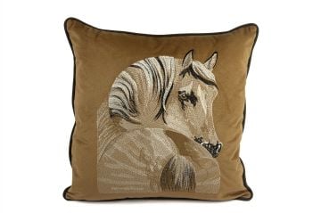 Pegasus 50x50 At Nakışlı Yastık Kırlent