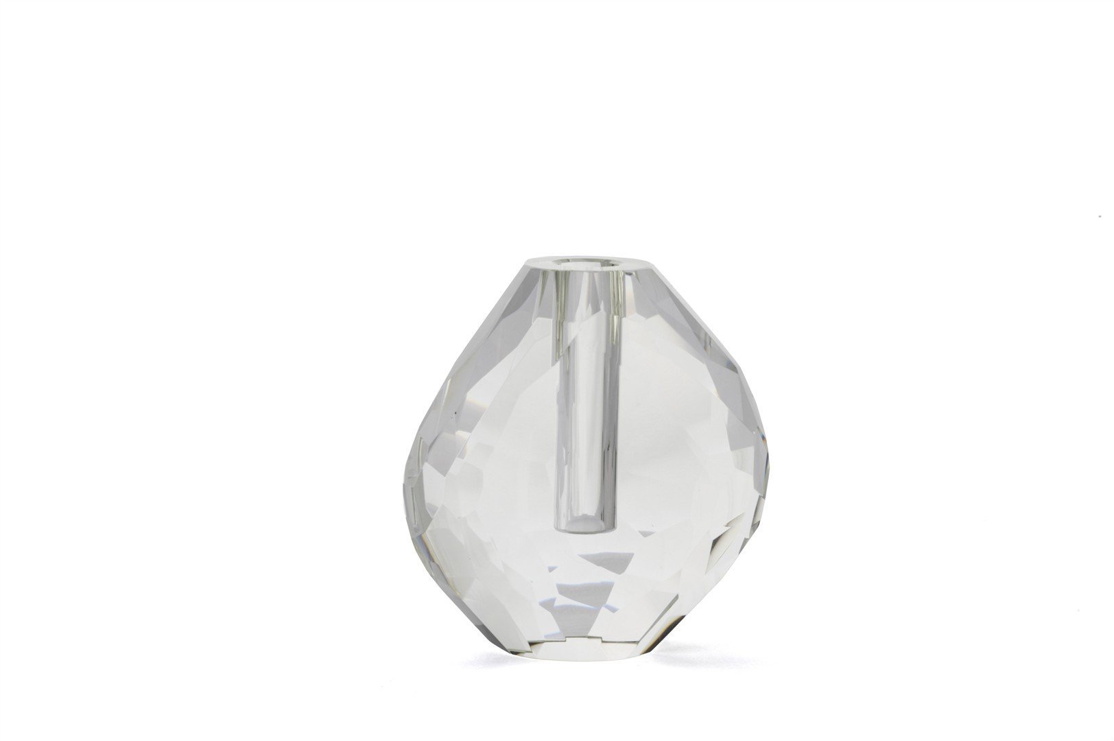 Kristal Şeffaf Vazo 12x14cm