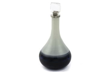 Mavi Beyaz Cam Küp 45cm