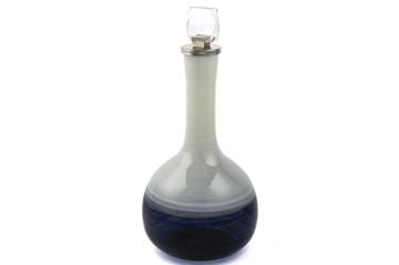 Mavi Beyaz Cam Küp 53cm