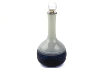 Mavi Beyaz Cam Küp 53cm