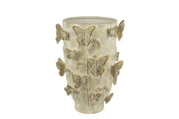 Krem Gold Butterfly Vazo 24x35cm