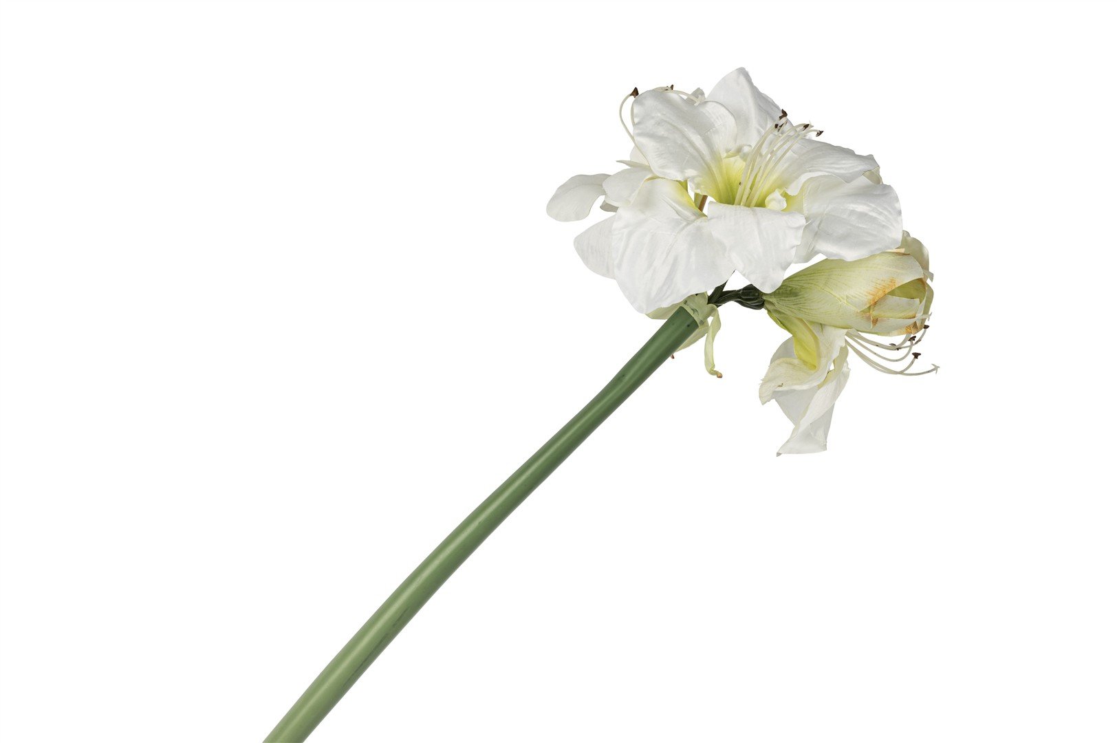 Beyaz Yapay Amaryllis 74cm