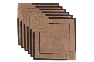 Palmiye Bronz 6lı Bardak Altlığı